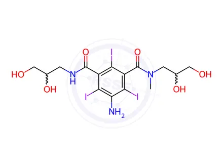 Chemical structure of Iopromide EP Impurity A