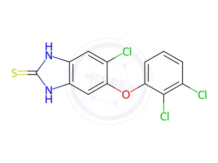 Chemical structure of Triclabendazole Impurity 2(Triclabendazole EP Impurity B)