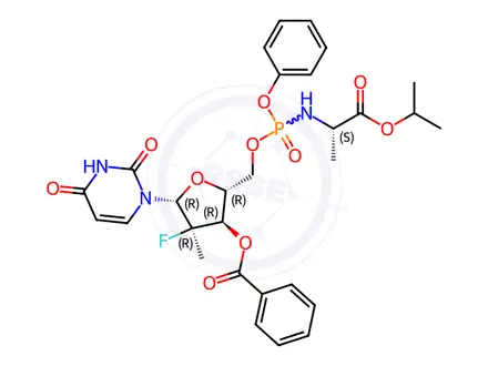 Chemical structure of Sofosbuvir Impurity 52