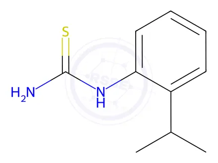 Chemical structure of 1-(2-Isopropylphenyl)-2-thiourea