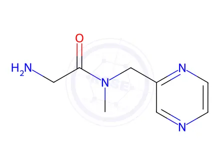 Chemical structure of 2-Amino-N-methyl-N-(pyrazin-2-ylmethyl)acetamide