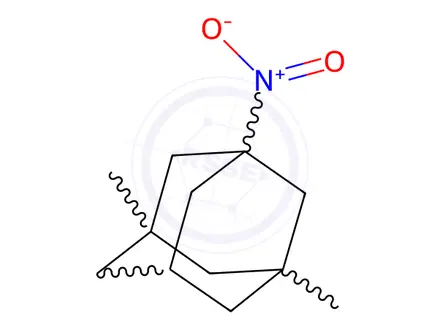 Chemical structure of Adamantane Impurity 1