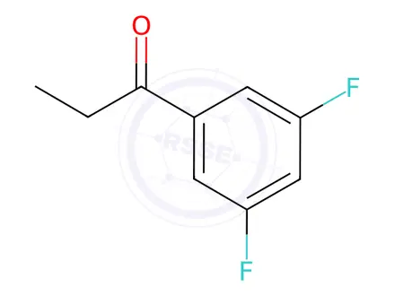 Chemical structure of 3',5'-Difluoropropiophenone