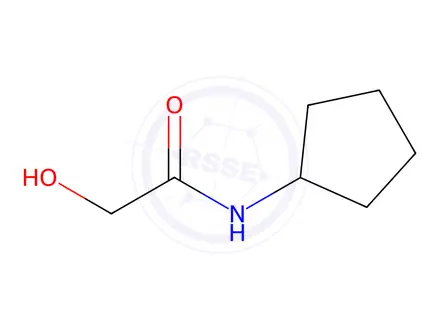 Chemical structure of n-Cyclopentyl-2-hydroxyacetamide