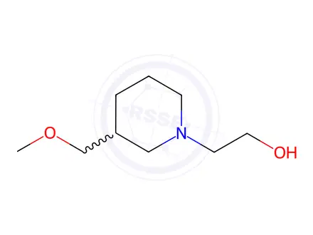 Chemical structure of 2-(3-(Methoxymethyl)piperidin-1-yl)ethanol