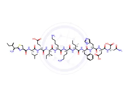 Chemical structure of Bacitracin methylenedisalicylate