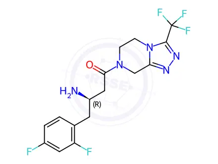 Chemical structure of Sitagliptin Impurity 48