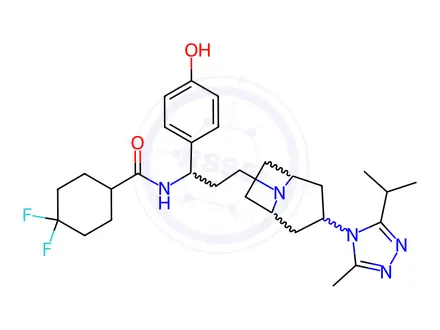 Chemical structure of Maraviroc Impurity 10