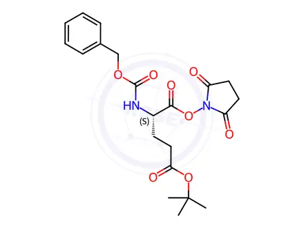 Chemical structure of Z-Glu(OtBu)-OSu