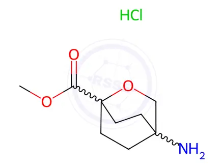 Chemical structure of Methyl 4-amino-2-oxabicyclo[2.2.2]octane-1-carboxylate Hydrochloride