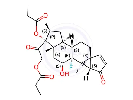 Chemical structure of Lumibetamethasone dipropionate