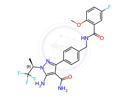 Chemical structure of Pirtobrutinib Impurity 2