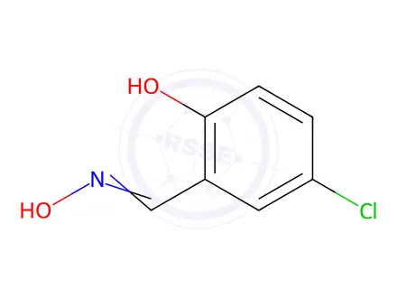 Chemical structure of Benzaldehyde,5-chloro-2-hydroxy-, oxime