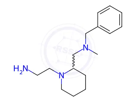 Chemical structure of 2-(2-((Benzyl(methyl)amino)methyl)piperidin-1-yl)ethanamine
