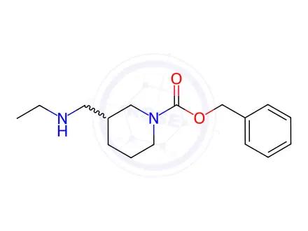 Chemical structure of Benzyl 3-((ethylamino)methyl)piperidine-1-carboxylate