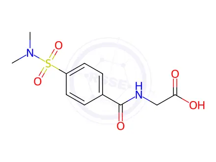 Chemical structure of (4-(n,n-Dimethylsulfamoyl)benzoyl)glycine