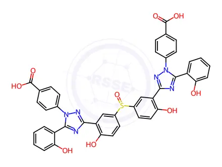 Chemical structure of Deferasirox Impurity F