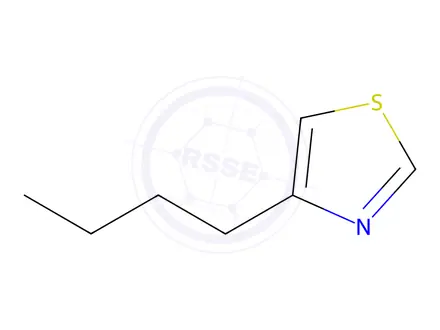 Chemical structure of Thiazole, 4-butyl-
