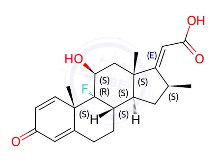 Chemical structure of Clobetasol Propionate EP Impurity F