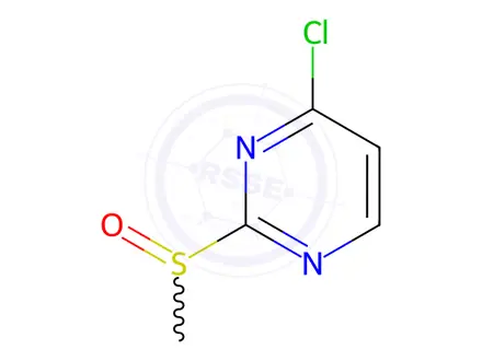 Chemical structure of 4-Chloro-2-(methylsulfinyl)pyrimidine