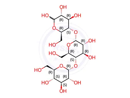 Chemical structure of Maltotriose monohydrate