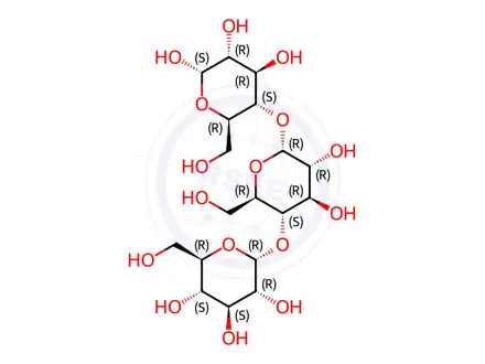 Chemical structure of Amylose
