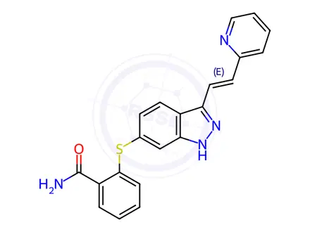 Chemical structure of Axitinib Impurity 33