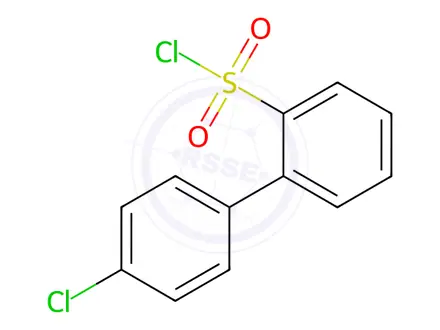 Chemical structure of [2-(4-Chlorophenyl)Phenyl]Sulfonyl Chloride
