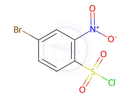 Chemical structure of 4-Bromo-2-Nitrobenzenesulphonyl Chloride