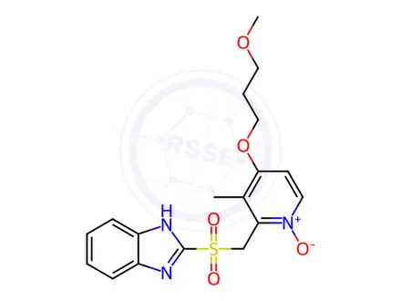 Chemical structure of Rabeprazole EP Impurity I