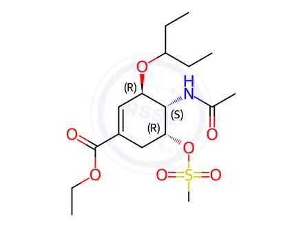 Chemical structure of Oseltamivir Phosphate Impurity 269