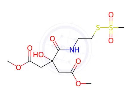 Chemical structure of Citric Acid (3-Methanethiosulfonate Ethyl Amide)
