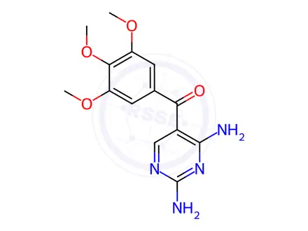 Chemical structure of Trimethoprim EP Impurity B
