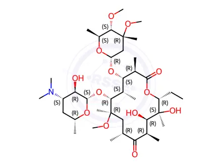 Chemical structure of Clarithromycin EP Impurity P