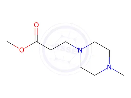 Chemical structure of 4-METHYL-1-PIPERAZINEPROPANOIC ACID METHYL ESTER