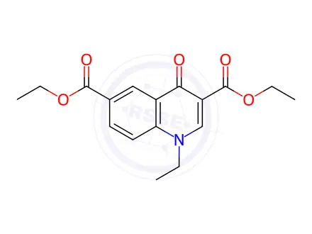 Chemical structure of Diethyl 1-ethyl-4-oxo-1,4-dihydroquinoline-3,6-dicarboxylate