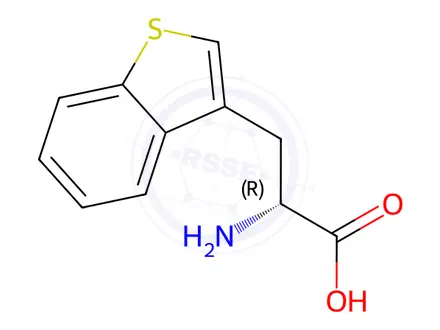 Chemical structure of H-β-(3-Benzothienyl)-D-Ala-OH