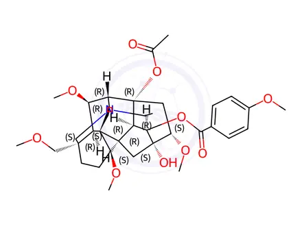 Chemical structure of Crassicauline A