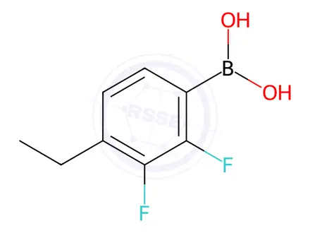 Chemical structure of (4-Ethyl-2,3-difluorophenyl)boronic acid