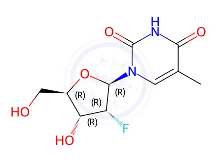 Chemical structure of Clevudine Impurity 1