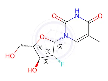Chemical structure of Clevudine