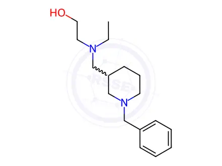 Chemical structure of 2-(((1-Benzylpiperidin-3-yl)methyl)(ethyl)amino)ethanol