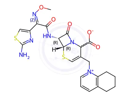 Chemical structure of Cefotaxime Sodium Impurity 57