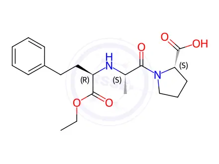 Chemical structure of Enalapril EP Impurity A(Maleate)