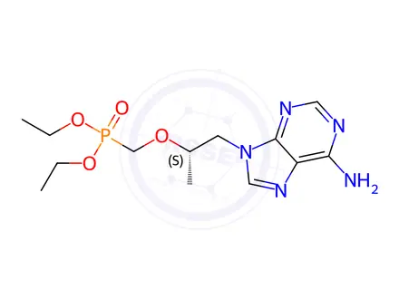 Chemical structure of Tenofovir Diethyl Ester (S)-Isomer