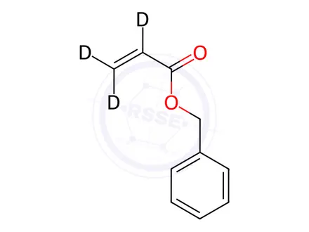 Chemical structure of benzyl acrylate-d3