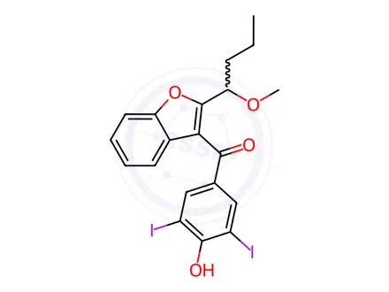 Chemical structure of Amiodarone Impurity 38