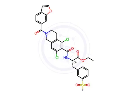 Chemical structure of Lifitegrast Impurity 17