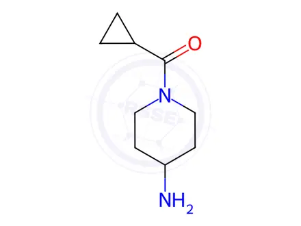 Chemical structure of (4-Aminopiperidin-1-yl)(cyclopropyl)methanone