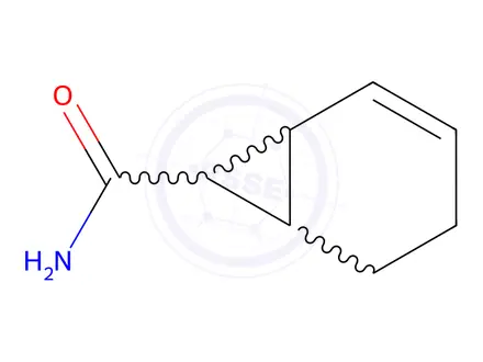 Chemical structure of Bicyclo[4.1.0]hept-2-ene-7-carboxamide (9CI)